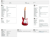 Fender Standard STRAT HSS LRL WPG CND Fender Standard STRAT HSS LRL WPG CND